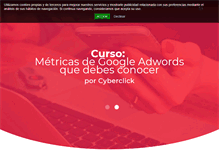 Tablet Screenshot of cyberclick.es